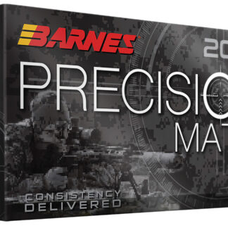 Barnes Bullets 32017 Precision Match 223Rem 55gr Match Burner OTM BT 20 Per Box/10 Case