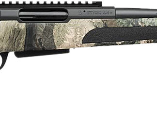 Stevens 19456 334 Bolt Action 243 Win 3+1 20" Camo/Dark Gray Carbon Steel Receiver Integrated Recoil Lug Ergonomic/Recoil Pad  Synthetic Stock Picatinny Rail Right Hand