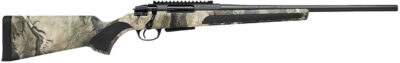 Stevens 19456 334 Bolt Action 243 Win 3+1 20" Camo/Dark Gray Carbon Steel Receiver Integrated Recoil Lug Ergonomic/Recoil Pad  Synthetic Stock Picatinny Rail Right Hand