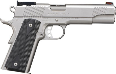 Kimber Mfg.,inc 3200108CA Stainless Target II (CA) 9mm 9+1 5″ Satin Silver Front Serrations Stainless Steel Slide Black Synthetic Double-Diamond Checkering Grip