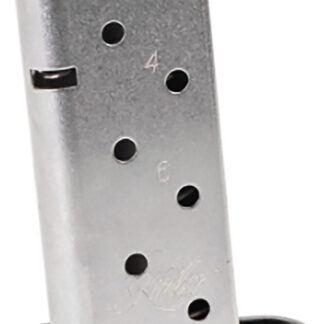 Kimber Mfg, Inc 1200845A Micro 9  7rd Extended 9mm Luger Silver Stainless Steel