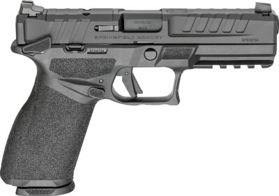 ECHELON HIGH CAPACITY 9MM LUGER SEMI-AUTO HANDGUN ECHELON 9MM LUGER 4.5” BBL (1)17RD & (1)20RD BLACK W/SAFETY