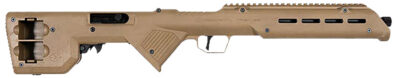 Desert Tech TRKRF2218FDE TREK-22  Flat Dark Earth Compact 22 LR 18″ Free Floating Steel Barrel, Picatinny Rail Receiver, M-LOK Handguards, Fixed Polymer Stock, Suppressor Ready