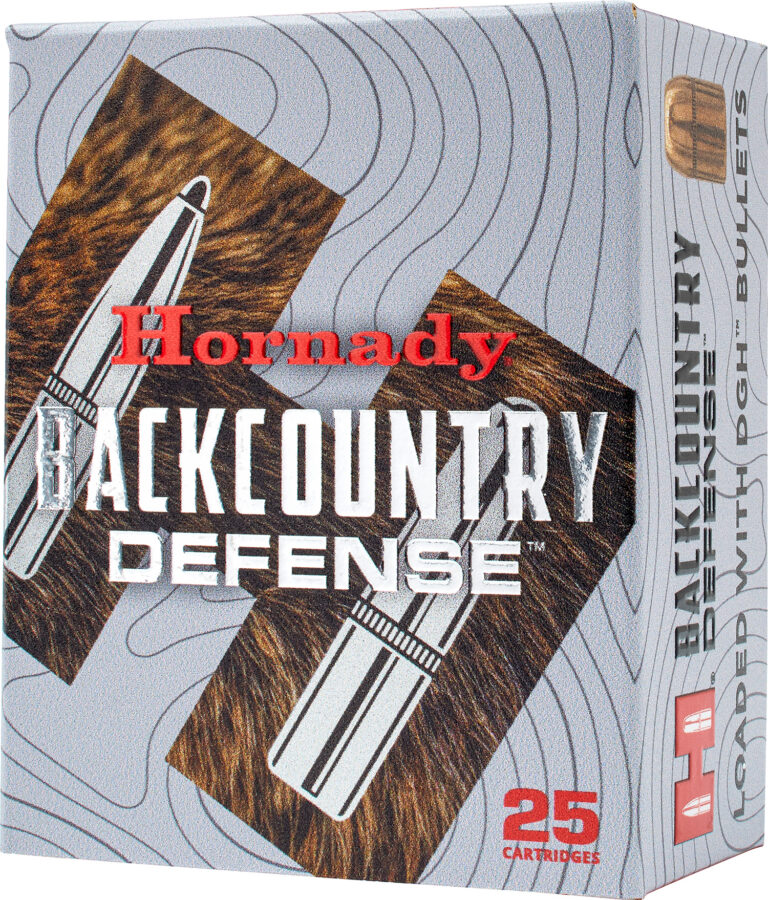 Hornady Back Country Defense Pistol Ammo 9mm +P 138 gr. DGH 25 rd.