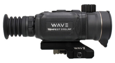 Wave WTS200 Tempest 335 LRF Thermal Black 3.3x35mm Illuminated Multi Reticle 384×288, 12 Microns, 50 Hz Resolution, Digital Zoom 13.2x Rapid/Smooth
