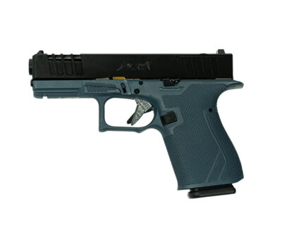 Great Lakes Firearms GL19BLU Striker  9mm 15+1 4″ Front/Rear Serrations Cerakote Blue Titanium