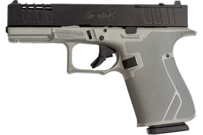 Great Lakes Firearms GL19SRK Striker  9mm 15+1 4″ Front/Rear Serrations Cerakote Bull Shark Gray