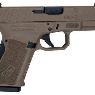 TriStar 85772 Apoc  9mm Luger 15+1 4.02" Black Steel Barrel, Flat Dark Earth Cerakote Serrated Steel Slide & Polymer Frame w/Accessory Rail, Textured Grip