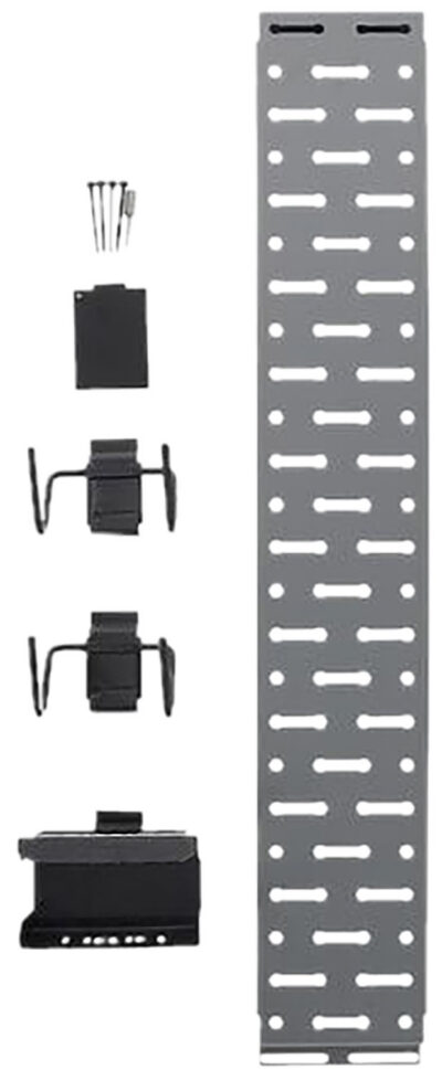 Lockdown 1215348 Securewall Handgun Kit Black/Silver Holds 2 Handgun