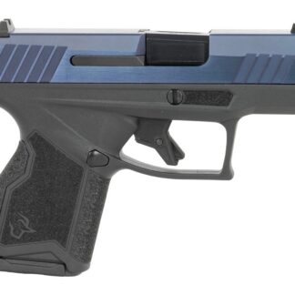 Taurus 1-GX4M931-B GX4  Micro-Compact Frame 9mm Luger 13+1 3.06" Satin Black DLC Stainless Steel Barrel, Blue PVD Serrated Alloy Steel Slide, Matte Black Stainless Steel Frame, Textured Grip