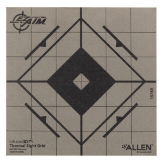Allen 15789 Thermal Target  Sight-In Grid Hanging Paper 6" x 6" Black/Gray