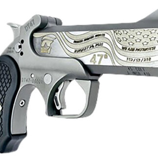 Bond Arms DT47-45/410 DT-47 Trump 47th President 45 Colt (Long Colt)/.410 2 Shot4.25" Stainless w/Gold Engraving Double Barrel, Stainless Steel Frame, Black Extended B6 Resin Grips