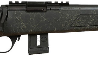 Bergara Rifles BMR007 BMR-X  22 LR 10+1 18" Blued Heavy Threaded Barrel, Blued Picatinny Rail Receiver, Adj LOP Green w/Black Webbing Synthetic Stock