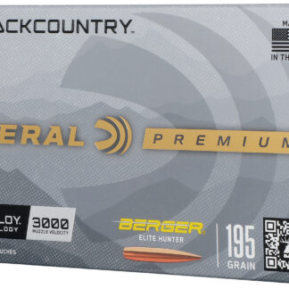 BERGER ELITE HUNTER 7MM BACKCOUNTRY RIFLE AMMO BERGER ELITE HUNTER 7MM BACKCOUNTRY 195GR HYBRID BT 20/BOX