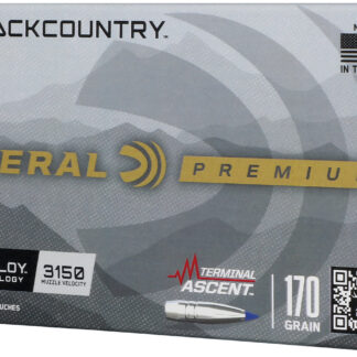 TERMIAL ASCENT 7MM BACKCOUNTRY RIFLE AMMO TERMINAL ASCENT 7MM BACKCOUNTRY 170GR POLYMER TIPPED 20/BOX