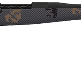 Fierce Firearms TWROG7PRC22BT Twisted TI Rogue 7mm PRC 22" Black Cerakote Steel Threaded Barrel, Drilled & Tapped Titanium Receiver, LR Negative Comb Trophy Camo Carbon Fiber Stock