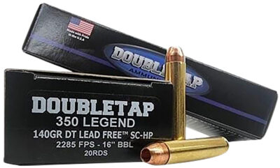 DoubleTap Ammunition 350L140X   350Legend 140gr DT Lead Free 20 Per Box/50 Case