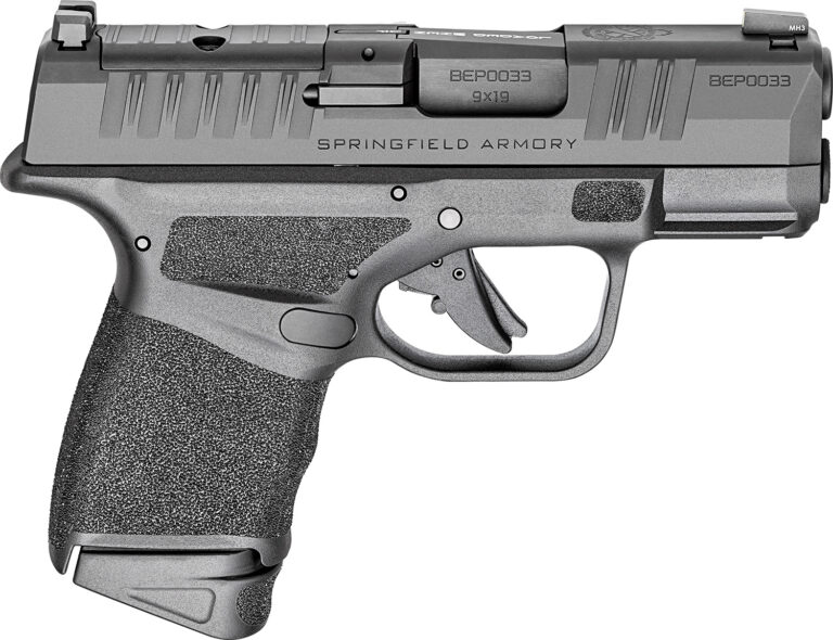 Springfield Armory HC9319BOSPCAP25 Hellcat OSP *CA Compliant Gear Up 25 Pkg 9mm Luger 10+1 3" Black Melonite Steel Barrel & Optic Ready/Serrated Steel Slide, Black Polymer Frame w/Picatinny Rail, Crimson Trace CTS-1500 Red Dot, 5 Mags & Bag