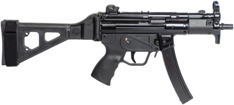 Century Arms HG6035SB-N AP5 P 9mm Luger 30+1 5.75" Threaded Barrel, Polymer Picatinny Rail Receiver, Black Synthetic SB Tactical Brace, Black Polymer Grip