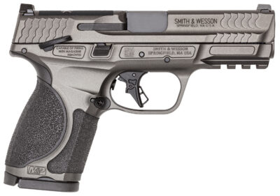 M&P9 M2.0 COMPACT 9MM LUGER SEMI-AUTO HANDGUN M&P9 M2.0 METAL COMPACT 9MM LUGER 4” BBL (2)15RD MAGS GRAY