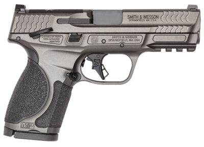 M&P9 M2.0 COMPACT 9MM LUGER SEMI-AUTO HANDGUN M&P9 M2.0 METAL COMPACT 9MM LUGER 4” BBL (2)10RD MAGS GRAY