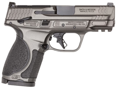 M&P9 M2.0 COMPACT 9MM LUGER SEMI-AUTO HANDGUN M&P9 M2.0 METAL COMPACT 9MM LUGER 3.6” BBL (2)15RD MAGS GRAY