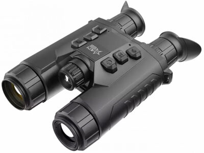 OBSERVIR LRF 35-640 35MM 5.5-22X THERMAL BINOCULARS W/LASER OBSERVIR LRF 35-640 35MM 5.5-22X MAG 640X512-RES BLACK