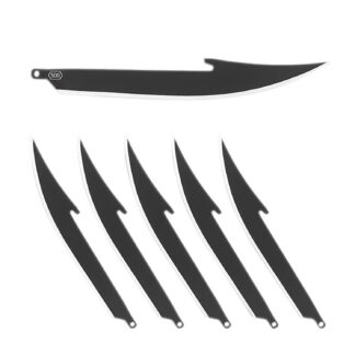 Outdoor Edge RR50K6C   5″ Boning/Fillet Plain 420J2 SS Blade 6 Blades