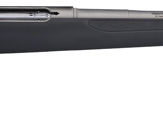 Traditions CR94660440 NitroBolt  50 Cal 24" Tungsten Cerakote Fluted Threaded Barrel, Adj Cheek Piece & LOP Black Synthetic Stock