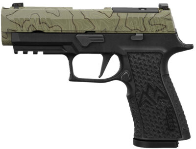 P320-XTEN ENDURE COMP 10MM AUTO SEMI-AUTO HANDGUN P320-XTEN ENDURE COMP 10MM AUTO 3.1” BBL (3)15RD MOSS GREEN