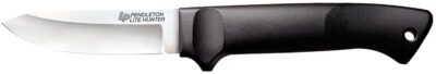 Cold Steel CS20SPH Pendleton Lite Hunter 3.63″ Fixed Drop Point Plain Cryo Quenched 4116 SS Blade, 4.88″ Black Polypropylene Handle