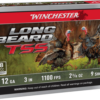 Winchester Ammo LBTSS1239 Long Beard TSS  12Gauge 3" 2 3/8oz Tungsten 9Shot 5 Per Box/10 Case