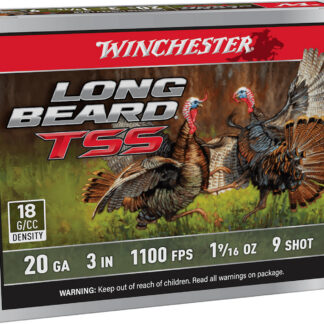 Winchester Ammo LBTSS2039 Long Beard TSS  20Gauge 3" 1 5/8oz Tungsten 9Shot 5 Per Box/10 Case