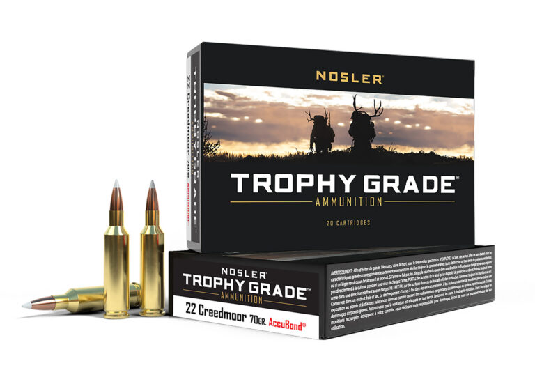 NOS AMMO TROPHY GRADE 22CREED 70GR AB 20/10