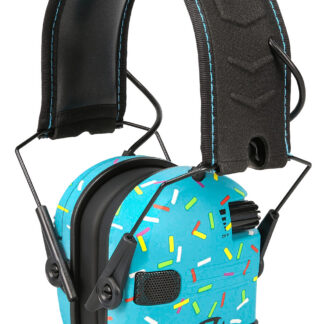 Walker's GWPFKDMSPRNKBL Passive  23dB Over the Head Blue Sprinkles Youth