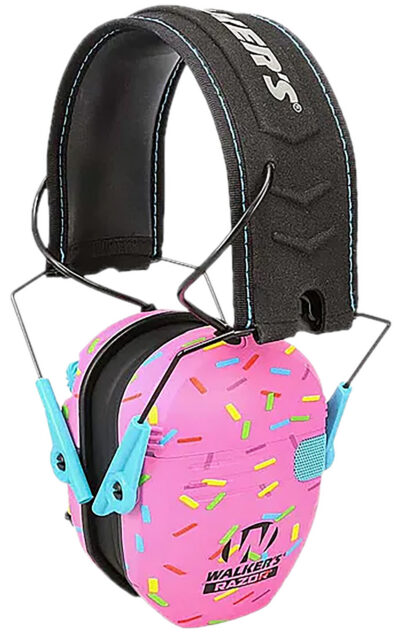 Walker's GWPFKDMSPRNKPK Passive  23dB Over the Head Pink Sprinkles Youth
