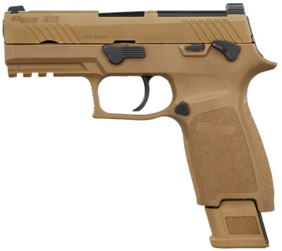 M18 9MM LUGER SEMI-AUTO HANDGUN M18 9MM LUGER 3.9'' BBL (3)10RD COYOTE TAN