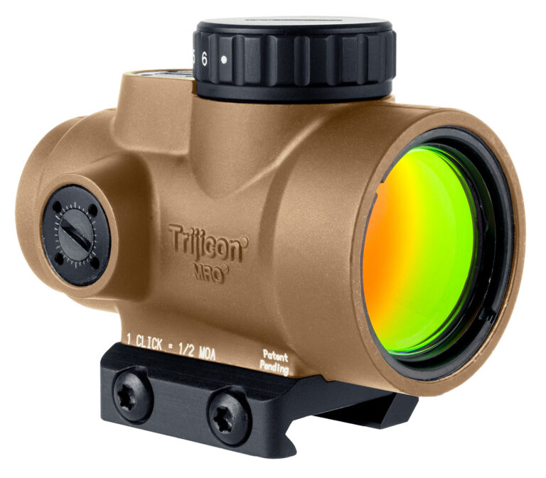 Trijicon MRO SD 1x25 Red Dot Sgt w/Adj LED 2.0 MOA Red Dot Coyote Low Mount