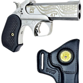 BOND ARMS DT47 47TH PRESIDENT LIMITED EDITION PACKAGE 45/410 ENGRAVED EXTENDED GRIP PRESIDENTIAL HOLSTER 4.25IN BARRELL DT47-47TH