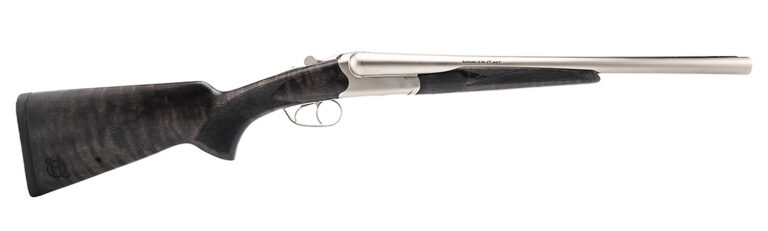 Heritage Mfg BL2018NI Badlander  20 Gauge Break Open 2rd 18.50" Nickel Side By Side Barrel & Receiver, Fixed Turkish Walnut Wood Stock