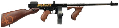 Thompson T150DC9 1927A-1 Trump Fight .45 Cal 50+1 18″ Finned Barrel, Aluminum Receiver, Fixed Stock