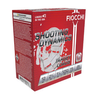 SHOOTING DYNAMICS 12 GAUGE 2-3/4'' #8 SHOT SHOTGUN AMMO SHOOTING DYNAMICS 12 GAUGE 2-3/4'' 1-1/8OZ #7.5 SHOT 25/BOX