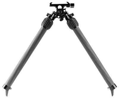 Mdt Sporting Goods Inc 114703BLK Mountain Bipod 2.70-15.80″ High Black Carbon Fiber/Aluminum