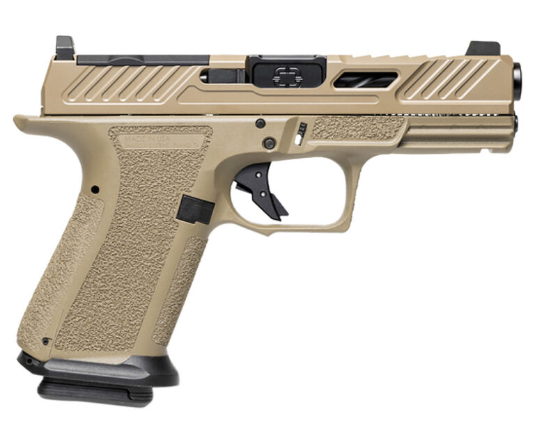 Shadow Systems SS-1052-CA MR920 Elite *CA Compliant 9mm Luger 10+1 4" Black Nitride Match Grade Spiral Barrel, Flat Dark Earth Cerakote Optic Cut/Serrated/Window Cut Steel Slide, FDE Polymer Frame w/Beavertail & Picatinny Rail, Interchangeable Backstrap G