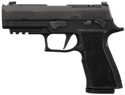 P320 XTEN COMP 10MM AUTO SEMI-AUTO HANDGUN P320 XTEN COMP 10MM AUTO 3.8” BBL (2)15RD MAG MS BLACK
