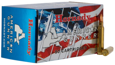 AMERICAN GUNNER® 223 REMINGTON MATCH™ HOLLOW POINT RIFLE AMMO AMERICAN GUNNER 223 REMINGTON 55GR HOLLOW POINT MATCH 50/BX