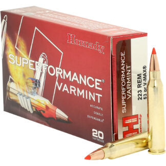 SUPERPERFORMANCE® VARMINT 223 WSSM V-MAX POLYMER TIP RIFLE AMMO SUPERPERFORMANCE VARMINT .223 WSSM 55GR V-MAX PT 20/BOX