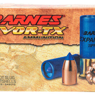 Barnes VOR-TX Shotgun Ammo 12 ga. 2.75 in. 438 gr. Expander Tipped Slug 5 rd.