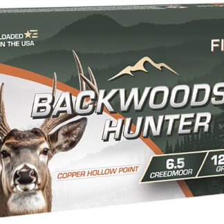Fiocchi 65CMBHC Backwoods Hunter  6.5Creedmoor 120gr Copper Hollow Point 20 Per Box/10 Case