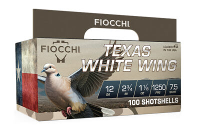 Fiocchi Texas White Wing Shotgun Ammo 12 ga. 2.75 in. 1 1/8 oz. 1250 FPS 7.5 Shot 100 rd